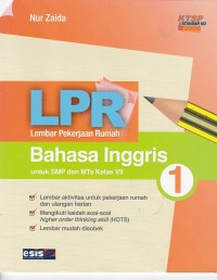 Lembar Pekerjaan Rumah Bahasa Inggris untuk SMP dan MTs Kelas VII