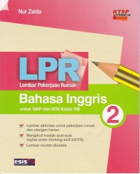 Lembar Pekerjaan Rumah Bahasa Inggris untuk SMP dan MTs Kelas VIII