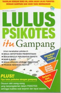 LULUS PSIKOTES ITU GAMNPANG