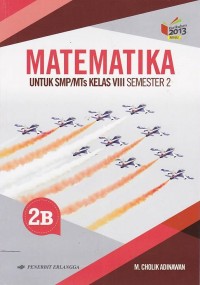 Matematika SMP Jilid 2B Kelas VIII Semester 2