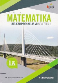Image of Matematika SMP/ MTs Jilid 1A Kelas VII Semester 1