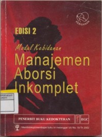 Image of Manajemen Aborsi Inkomplet