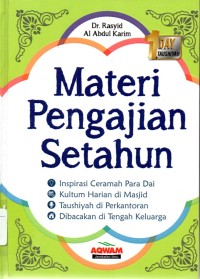 Materi Pengajian Setahun