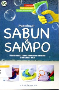Image of Membuat sabun dan sampo