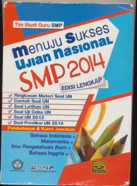 Menuju Sukses Ujian Nasional SMP 2014