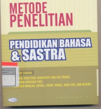 Image of Metode Penelitian Pendidikan Bahasa & Sastra