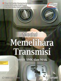 Image of Modul Memelihara Transmisi : untuk SMK dan MAK