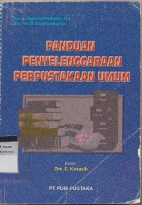 Image of PANDUAN PENYELENGGARAAN PERPUSTAKAAN UMUM