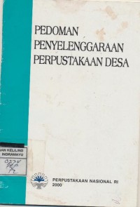 Pedoman penyelenggaraan perpustakaan desa