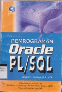 ORACLE PL/SQL : PEMROGRAMAN