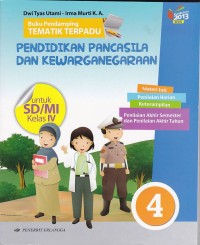 Pendidikan Pancasila dan Kewarganegaraan: untuk SD/MI kelas IV