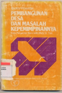 Image of Pembangunan Desa Dan Masalah Kepemimpinannya