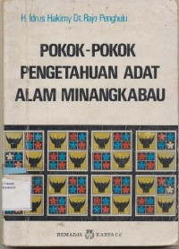 Image of POKOK-POKOK PENGETAHUAN ADAT ALAM MINANGKABAU
