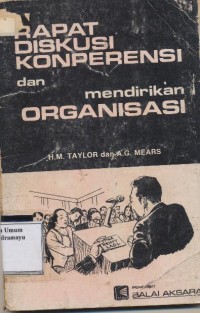 Image of rapat diskusi konperensi dan mendirikan organisasi