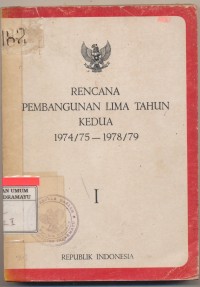 Image of Rencana Pembangunan Lima Tahun Kedua 1974/75_1978/79
