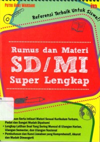 Rumus dan materi sd atau mi super lengkap