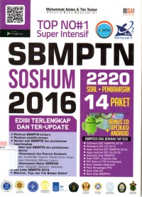 Top No One Super Intensif SBMPTN Soshum 2016