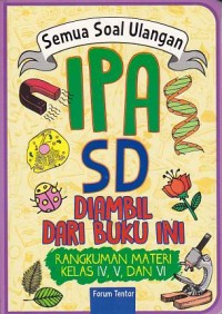 Semua Soal Ulangan IPA SD Diambil Dari Buku Ini