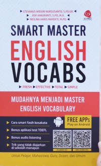Image of SMART MASTER ENGLISH VOCABS
