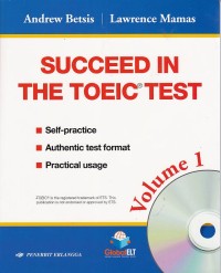 Image of Succeed in the TOEIC Test Volume 1