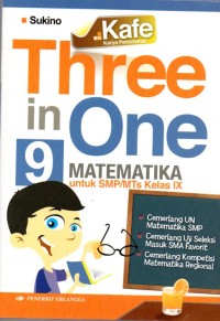 Image of Three In One 9 Matematika :  Untuk SMP/Mts Kelas IX