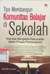 Image of Tips Membangun komunitas belajar di Sekolah