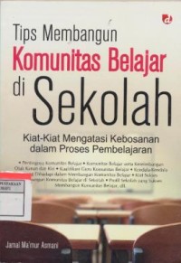 Tips Membangun komunitas belajar di Sekolah