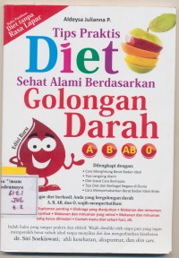 Tips Praktis Diet Sehat alami berdasarkan golongan darah