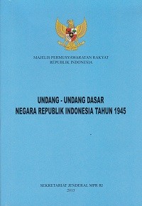 Image of UUD Negara Republik Indonesia tahun 1945