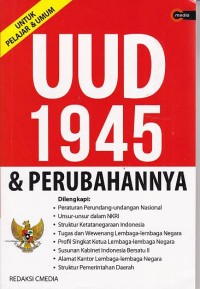 Image of UUD 1945 & Perubahannya