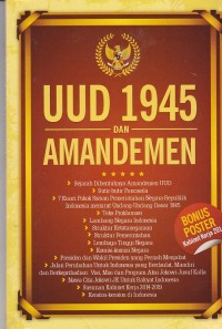 Image of UUD 1945 dan Amandemen