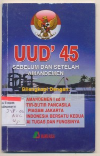 Image of UUD'45 Sebelum Dan Setelah Amandemen