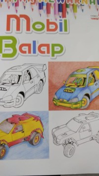 Image of Pintar Mewarnai Mobil Balap