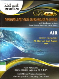 Image of Air : dalam presfektif al-quran dan sains