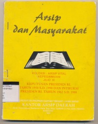 Arsip dan Masyrakat