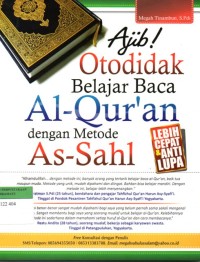 Ajib! Otodidak Belajar Baca Al-Qur'an dengan Metode A-Sahl