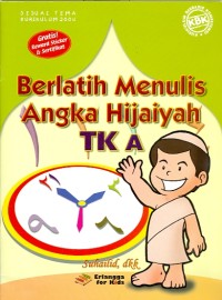 Image of Berlatih menulis angka hijaiyah TK A