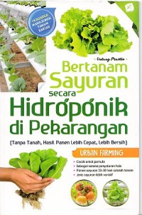 Bertanam Sayuran Secara Hidroponik di Pekarangan