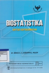 Image of Biostatistika untuk keperawatan