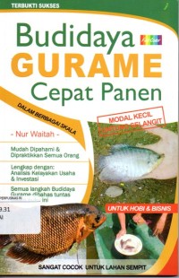 Budidaya Gurame Cepat Panen