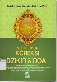 Buku Induk Koreksi Dzikir dan Doa