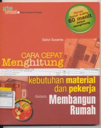 Cara Cepat Menghitung Kebutuhan Material dan Pekerja