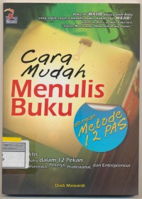 cara mudah menulis Buku