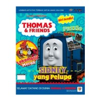 Lembar Aktivitas Thomas & Friends: Lokomotif Merah, SIDNEY yang Pelupa, Puzzle Seru