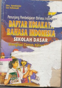 Image of DAFTAR KOSAKATA BAHASA INDONESIA