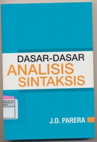 Dasar-dasar Analisis Sintaksis