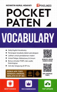 pocket paten vocabulary