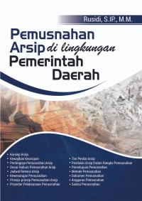 Image of Pemusnahan Arsip di Lingkungan Pemerintah Daerah
