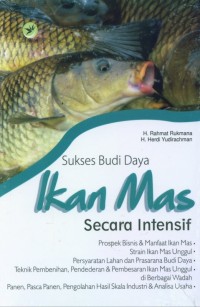 Image of Sukses Budi Daya Ikan Mas Secara Intensif