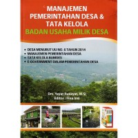 Manajemen pemerintahan desa dan tata kelola badan usaha milik desa